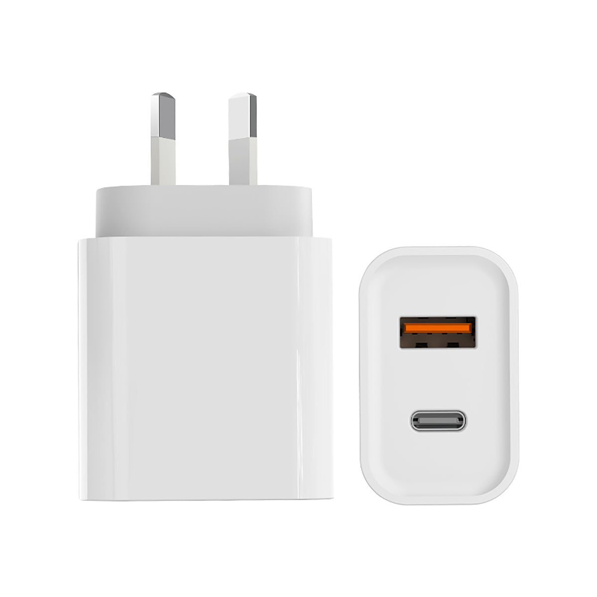 AU Plug iPhone 12 Charger 20W Fast Charger, USB C Charger, 2-Port Wall Charger with PD 20W USB-C Power Adapter and 18W QC3.0 USB A Fast Charger Compatible with iPhone 12, iPad, AirPod, Samsung Galaxy, LG, HTC, Google Pixel, Nintendo Switch and More