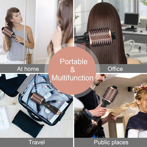 2020 Upgraded Hair Dryer Brush, One-Step Hair Dryer & Volumizer Blow Brush,5 In 1 Multifunction Hot Air Styler Brush, Professional Negative Ion Ceramic Blow Dryer Brush for All Styling