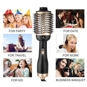 2020 Upgraded Hair Dryer Brush, One-Step Hair Dryer & Volumizer Blow Brush,5 In 1 Multifunction Hot Air Styler Brush, Professional Negative Ion Ceramic Blow Dryer Brush for All Styling